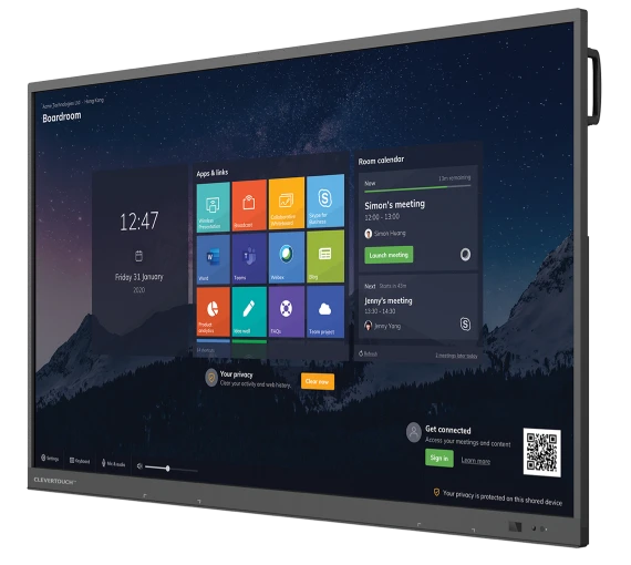 Powerful and feature-rich 4k touchscreen

Full range of sizes: 55" 4k  |  65" 4K  | 75" 4K | 86" 4K

Let the ideas flow without interruptions. Meet in huddle spaces, meeting rooms, or have colleagues call in remotely to share your screen. No wires, no waiting, no fuss. Share content from any device, on any platform, and use all the programs, software, and apps that your business relies on. Increase productivity and make your meetings more fluid.


[themify_button target="_blank" text="#fff" color="#1460a4" link="https://www.thesmartgroup.co.za/wp-content/uploads/2021/02/UX-Pro-brochure_ENGLISH.pdf"]View Brochure[/themify_button]